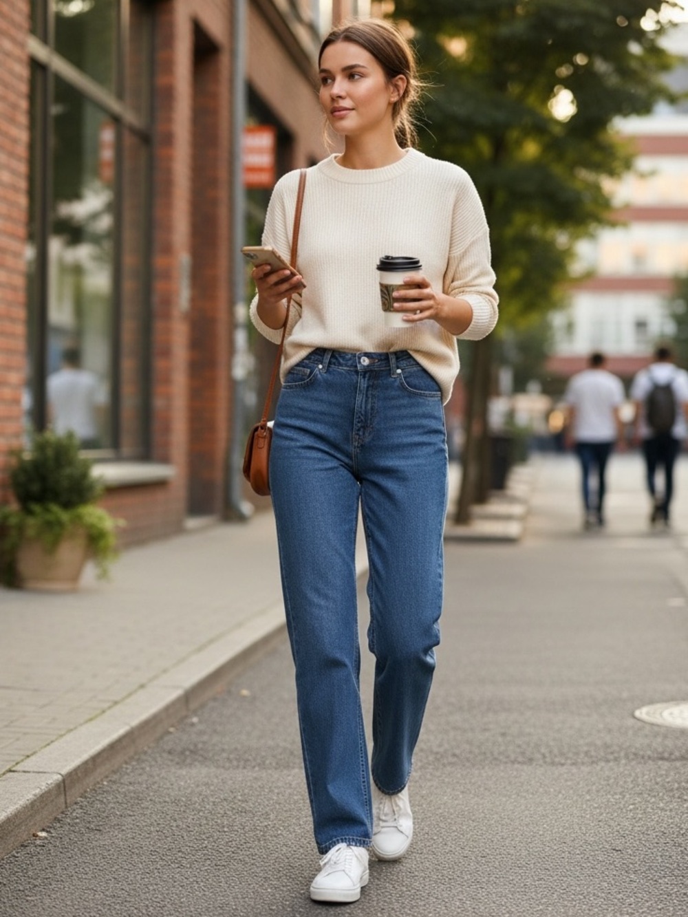 PrettyLittleThing Blue Straight Leg Women's Jeans